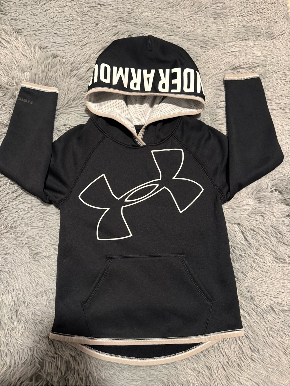 Under Armour Kids' Black Logo Hoodie